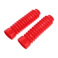 thumbnail image 1 of Houderco 1Par Protector De Horquilla Roja Para Motocicleta Mejora Estabilidad Y Durabilidad, 1 of 7