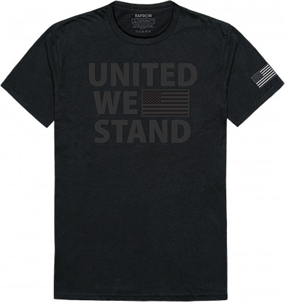 RapDom United We Stand Tactical Graphics Mens Tee [Black - XL ...