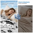 thumbnail image 2 of Vintage Flowers Cooling Blanket,Lightweight Breathable Summer Throw Blanket with Double Sided Cold Effect,Black White Farmhouse Floral Plants Picnic Blankets Bed Sheet for Hot Sleepers 40"x60", 2 of 8