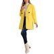 thumbnail image 2 of Allegra K Abrigo de Doble Botón para Mujer con Solapa y Mangas Raglán de Largo Medio XL Amarillo, 2 of 6