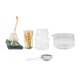 thumbnail image 1 of Juego de 7 piezas de té matcha ceremonial japonés, accesorios para del matcha, tazón tradicional para amantes del té, familiares y, 1 of 9