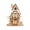 A004- Red, variant on 3D Wooden Puzzle 7 X 4.5 Inch Haunted House Decor Spooky Halloween Decorations Diy Miniature House Kit for Home Classroom Party 1 Pack