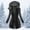 Gray, variant on Babysbule Womens Coats Women Warm Hoodie Ring Decoration Zipper Patchwork Coat Jacket Long Outerwear