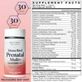 thumbnail image 3 of Best Nest Wellness Mama Bird Iron Free Prenatal Vitamins - No Iodine Pre Natal Multivitamin for Women, Vegan Prenatal Vitamins Without Iron, Methylfolate (Folic Acid) Once Daily with Gift Bag, 30Ct, 3 of 8