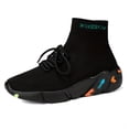 thumbnail image 6 of Men's Slip-on Sneakers With Shoelaces - Odor-resistant High Top Athletic Shoes - Lightweight And Breathable, 6 of 9