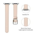 thumbnail image 5 of WFEAGL Leather Band iWatch SE Series Apple Watch Band 42mm 44mm 45mm Pink Sand/Silver, 5 of 8