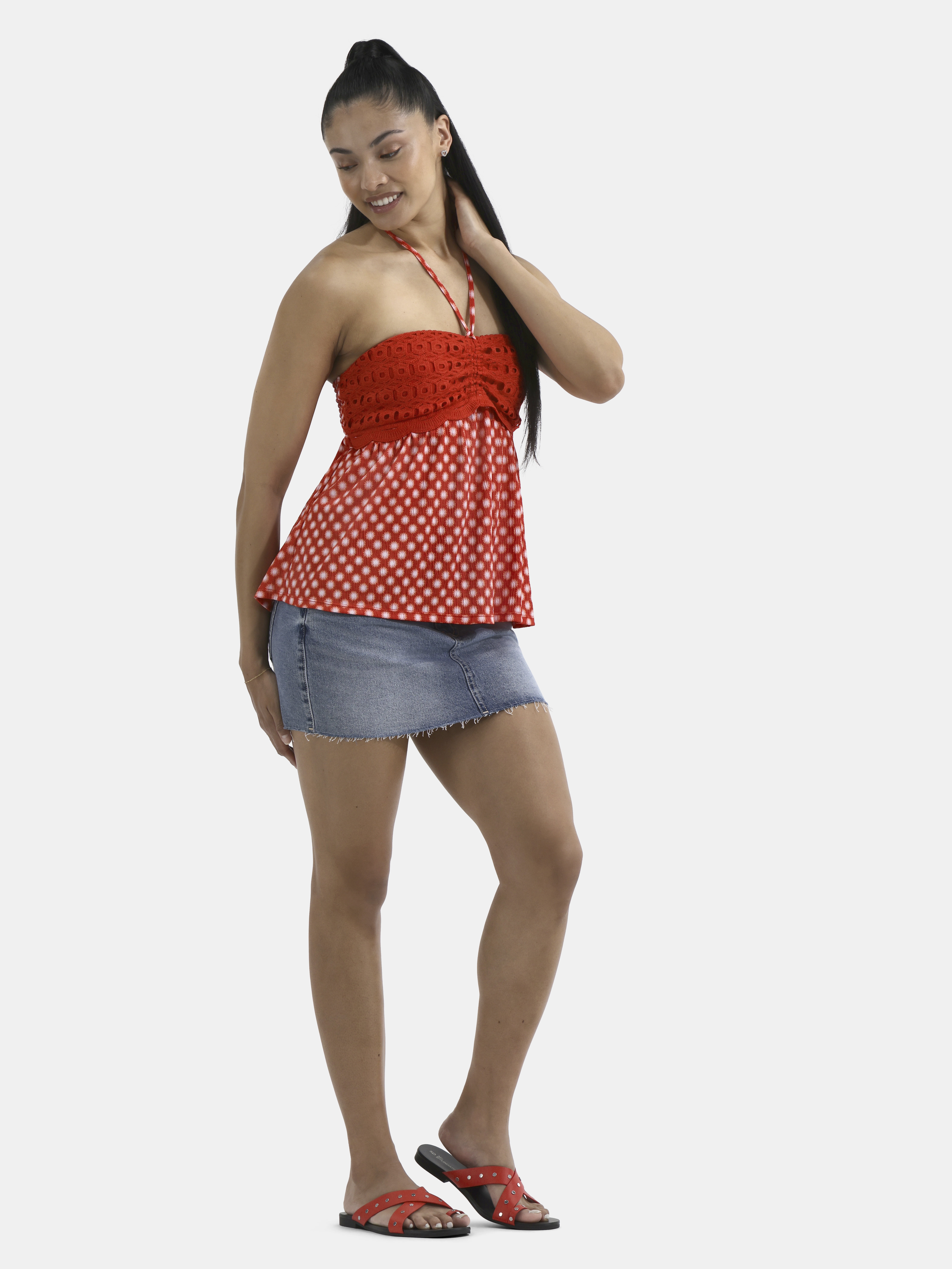 No Boundaries Convertible Halter Top, Women's