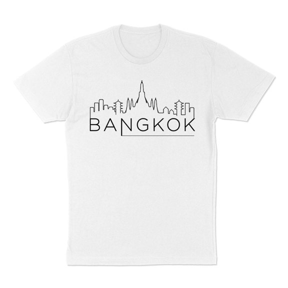 Skyline Bangkok Shirt Unisex Large White