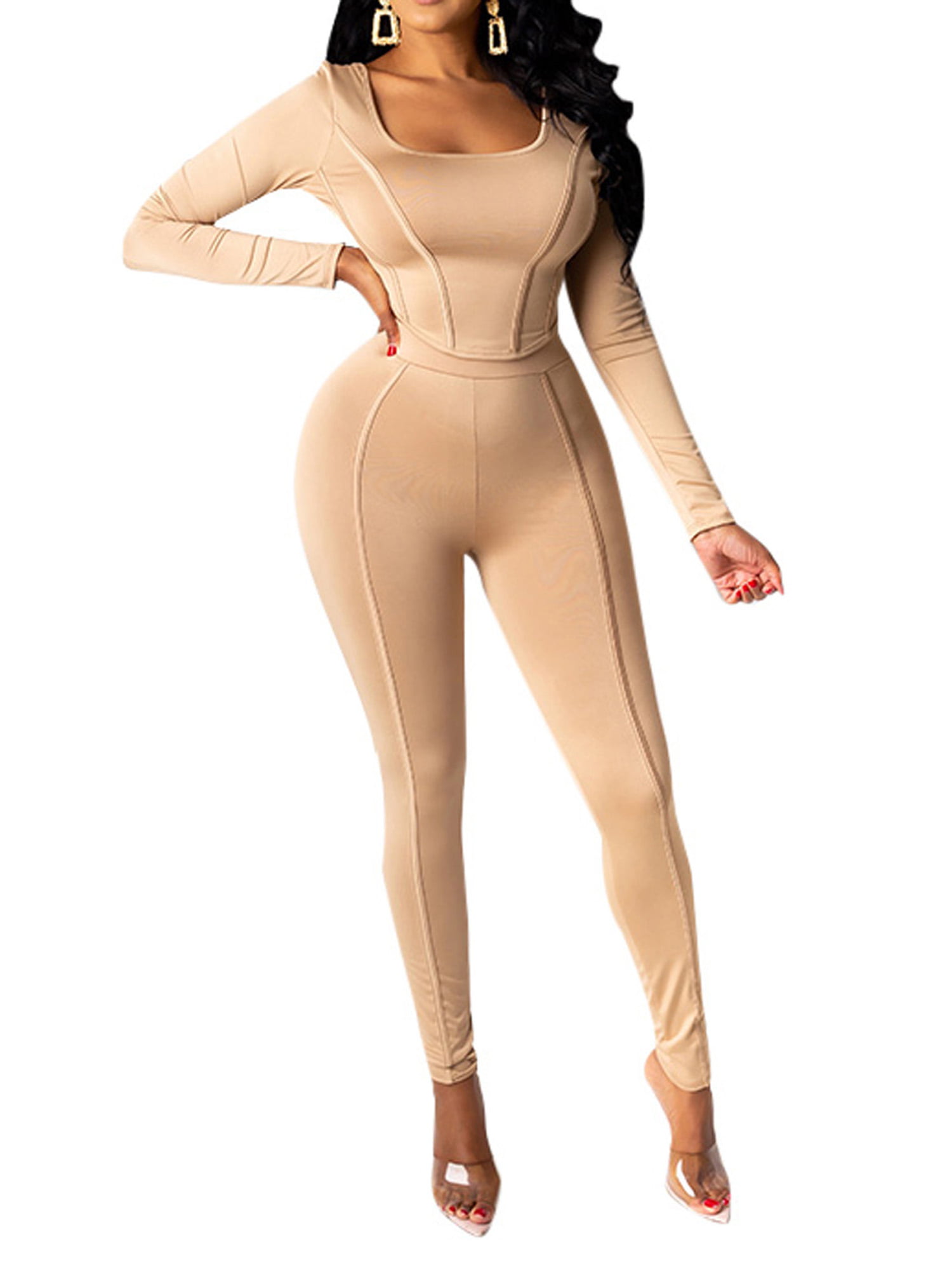 Rela Bota Womens Fashion 2 Piece Jumpsuits Jogger Tracksuits Long Sleeve Sweatshirt Wide Leg Pant Set Workout Loungewear
