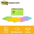 thumbnail image 1 of Post-it® Notes 654-14AU-RP4, Floral Fantasy Collection, 3 in x 3 in (76 mm x 76 mm), 1 of 5