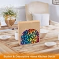 thumbnail image 6 of Yayeee Napkin Holder for Table Kitchen Paper Tissue Organization, Colorful Dragon Scales Pattern, 6 of 8