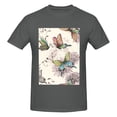 thumbnail image 4 of Bingfone Flying Butterflies-1 Men'S Loose Fit Short-Sleeve Pocket T-Shirt, 4 of 7