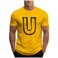 thumbnail image 2 of Tops para hombre, blusas y camisas de cuello redondo y manga corta para hombre, camisetas deportivas informales con estampados a la moda para hombre, blusas de cuello redondo y manga corta, blusas de, 2 of 5
