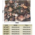 thumbnail image 4 of Jenna Actors Ortega Blanket Throw Blanket Soft Microfiber Blankets for Living Room Couch Sofa Bedroom 80"x60", 4 of 6