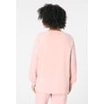 thumbnail image 2 of Roaman's Women's Plus Size Comfort+ Fleece Lace Shoulder Sweatshirt, 2 of 6