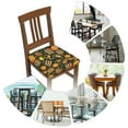 thumbnail image 7 of Gukieu Autumn Harvest Pumpkin Basket Print Square Cushion Cover, Elastic Strap Chair Protector, Suitable for Family Restaurant, Hotel Banquet Decorations-Four Pieces, 7 of 7