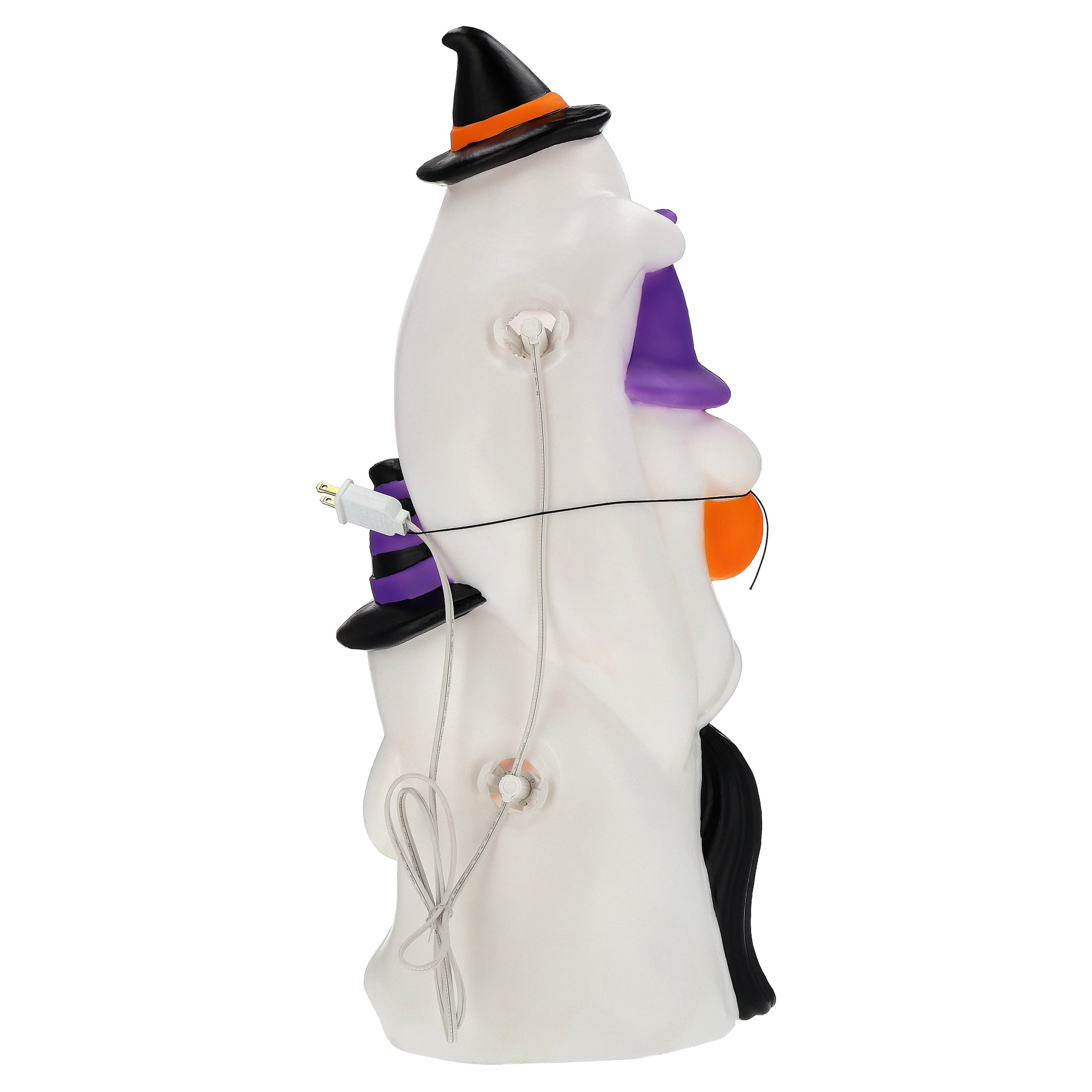 Light-Up Stacked Ghost Witches Blow Mold, 24", Halloween by Way To Celebrate