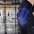 thumbnail image 3 of 2par Rodilleras Basketball Coderas Deportiva Ajustable Panel Xtellar negro, 3 of 4