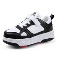 thumbnail image 3 of Kids Roller Shoes Sneakers with Wheels - Premium Sport Roller Skate Sneaker for Boys Girls Christmas Birthday Children Show Gift, 3 of 12