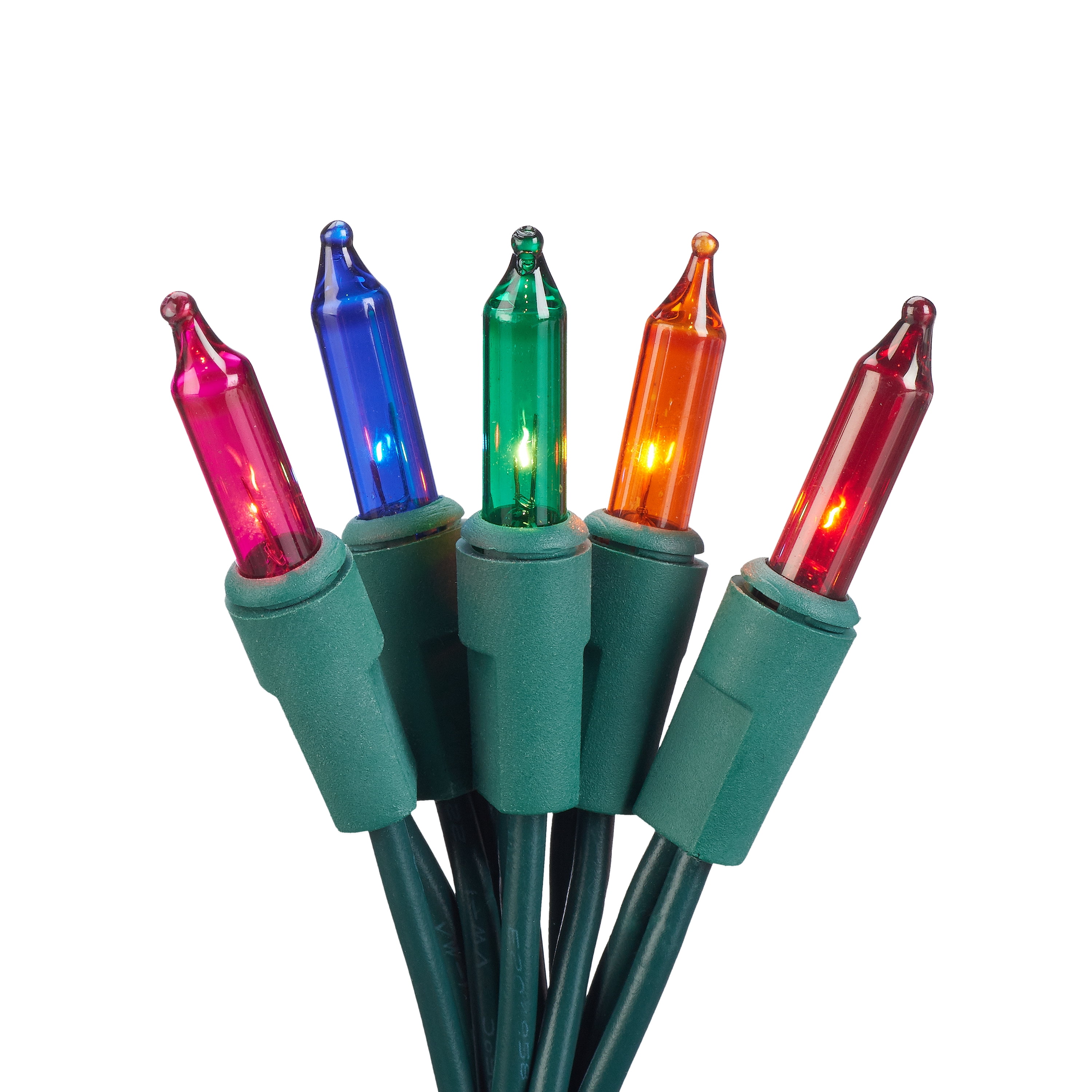 Holiday Time 300 Multi-color Mini Lights Green Wire Indoor/Outdoor NIB 