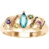 Personalized Ava Mother's Birthstone Ring