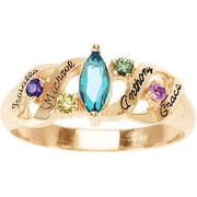 Personalized Ava Mother's Birthstone Ring