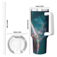 thumbnail image 4 of KLL Abstract Botanical Heart Print 40oz Stainless Steel Insulated Car Cup Coffee Mug with Spillproof Lid - Keep Your Drink Hot or Cold on the Go, 4 of 8