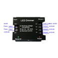 thumbnail image 4 of Amdohai Dimmer Switch, DC 12V-24V 18A PWM LED Light Strip Dimmer with Dimmable Slide Remote Control, Adjust Brightness Dimmer Light Switch, 4 of 8
