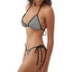 thumbnail image 2 of Fotbe Black And White Houndstooth Traje de Baño para Mujer de Dos Piezas – Bikini Sexy de Tirantes Tipo Halter con Diseño Triangular, 2 of 6