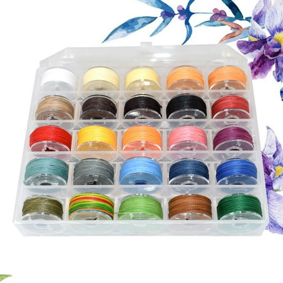 Supvox 25 Colors in 1 Box Thin Rope String for DIY Craft Projects Assorted Color Waxed Cord