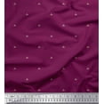 thumbnail image 1 of Soimoi Rayon Crepe Fabric Artistic Leaves Print Sewing Fabric Yard 46 Inch Wide, 1 of 5