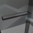 thumbnail image 3 of DreamLine Sapphire-V 56-60 in. W x 62 in. H Bypass Tub Door in Oil Rubbed Bronze and Gray Glass, 3 of 5