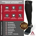 thumbnail image 4 of 2 pairs Womens & Mens Compression Socks 20-30 mmhg SAMA DILIGENCE, 4 of 7