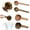 z_4pc, variant on 1pcs Wooden Coffee Scoop 1/4 Cup for Ground Coffee & Tea - Measuring Spoon Kitchen Accessory,Walnut Coffee Spoon Solid Wood Spoon Several Spoons Coffee Powder