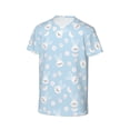 thumbnail image 3 of Honeii Cute Bunny Print Kids Boy T-Shirt,Breathable Round Neck Tee,Stylish Summer Tee for Boys, for Outdoor Activities and Casual Wear, 3 of 7
