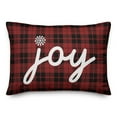 thumbnail image 2 of Creative Products Plaid Joy 14x20 Spun Poly Pillow, 2 of 3
