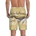 thumbnail image 3 of Easygdp We Live for Adventure Men's Short Pajama Pants, Sleep Shorts, Household Pants, Casual Pants with Pockets - Small, 3 of 9