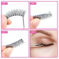 thumbnail image 6 of CALAILIS False Eyelashes 3D Faux Mink Eyelashes Natural False Eyelashes 100% Handmade Pairs CS504, 6 of 8