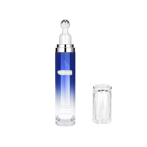 Crema para ojos con aceite esencial de nicotinamida hialurónica y péptidos para bolsas debajo de los ojos, líneas finas, ojeras y arrugas. Crema para ojos con bola de masaje para ojos con ruedas de 36