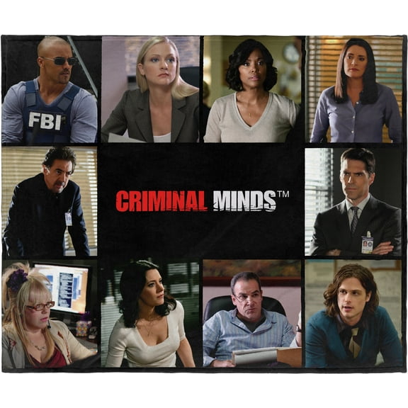 Criminal Minds Cast TV Series Soft Plush Fleece Throw Blanket