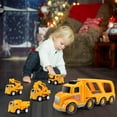 thumbnail image 4 of Kids Toys Car for Boys: Boy Toy Trucks for 1 2 3 4 5 6 Year Old Boys Girls | Toddler Toys 5 in 1 Carrier Vehicle Construction Toys for Kids Age 1-2 2-4 3-5 | Birthday Party Boy Gifts for Kids, 4 of 8