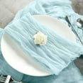 thumbnail image 5 of Efavormart 5 Pack | 24"x19" Gauze Cheesecloth Napkins Cotton Dinner Napkins - Baby Blue, 5 of 11