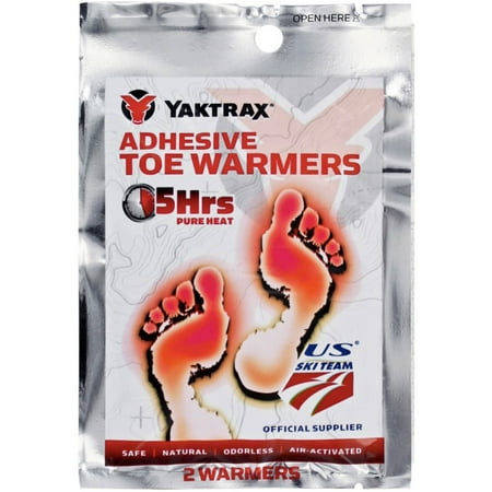 Yaktrax Display Pack Adhesive Toe Warmer, 40-Pair