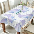 thumbnail image 4 of Easter Rabbits Purple Tablecloth Rectangle Colorful Table Cloth Large Square Table Cover for Dining Kitchen Party 54"x72" Decor Gift, 4 of 7