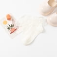 thumbnail image 2 of Kids Baby Girls Socks Cute Ruffled Mesh Patchwork Princess Dress Socks for Toddler Clothing Accessory, 2 of 7