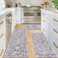 thumbnail image 6 of Boho Kitchen Rugs Sets of 3 Non Slip Rubber Kitchen Mats for Floor Waterproof Kitchen Rugs and Mats Washable Farmhouse Kitchen Area Rug Floor Carpet Runner Rugs for Hallway Laundry Room, 6 of 6