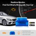 thumbnail image 5 of OBD2 Scanner Bluetooth for iPhone iOS Android OBDII Car Diagnostic Scan Tool Engine Fault Code Reader, 5 of 13