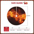 thumbnail image 2 of Xecao Fiery Orange Flames Energy Pattern Christmas Tree Skirt Holiday Part Decorations for Christmas Tree, Farmhouse Christmas Decor Xmas Holiday Home Party Decorations-30", 2 of 6