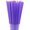 Purple, variant on 200PCS 10.2 Inches Disposable Decorative Purple Plastic Straws for Birthday Wedding Cocktail Party Supplies (0.23 * 10.2inch) (Purple)