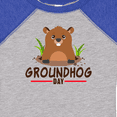 thumbnail image 4 of Inktastic Groundhog Day with Cute Groundhog Illustration Boys or Girls Baby Bodysuit, 4 of 5